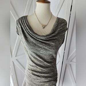 Max Studio Cowl Neck Midi Dress